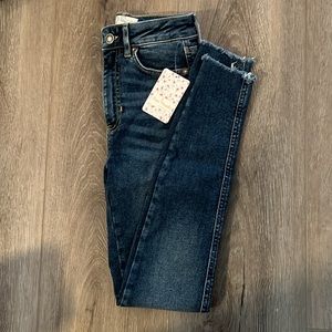 Free People size 25 (0) high rise skinny jeans